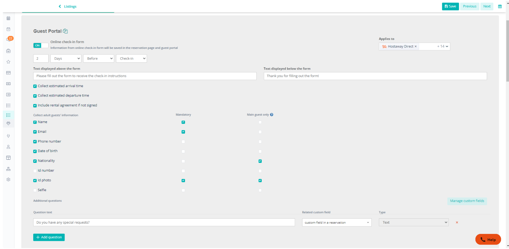 online-check-in-form-hostaway