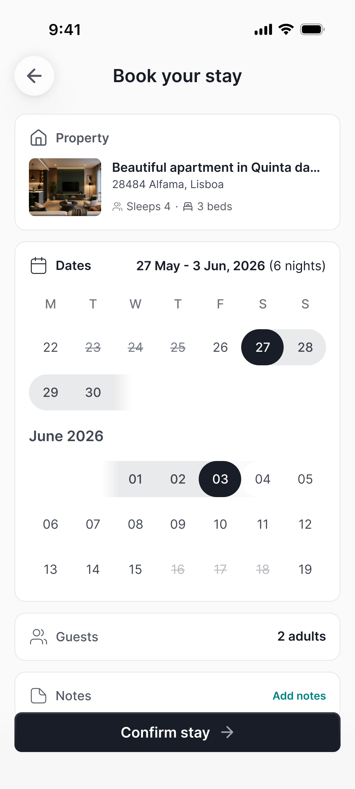 Your Stays _ Book a New Stay (Date Selection).png
