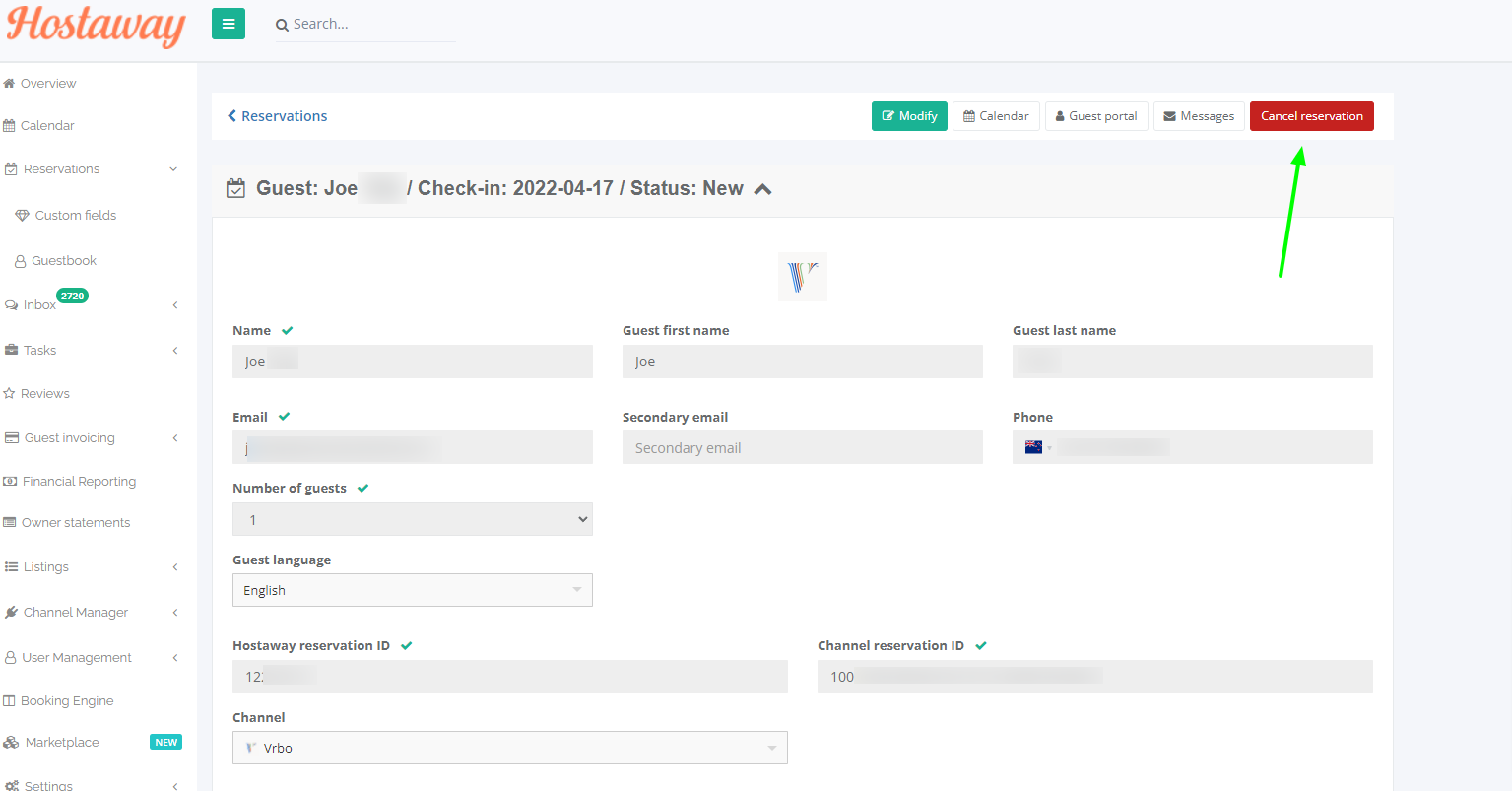 cancel-vrbo-reservation-hostaway